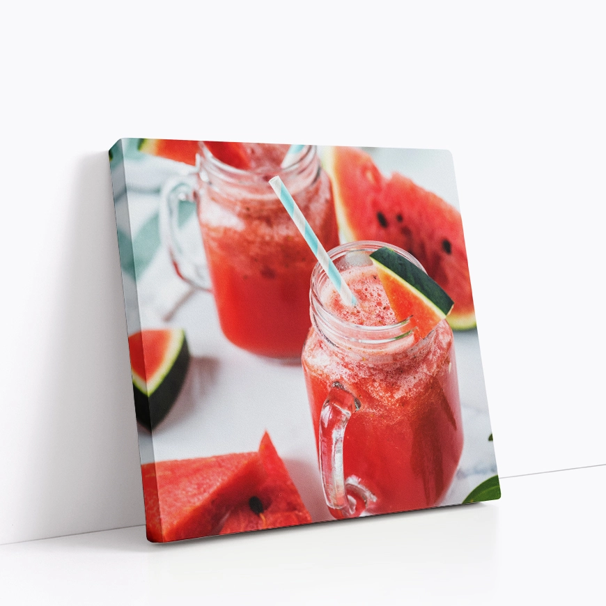 Smoothie iz lubenice z modro belo slamico - slika 5