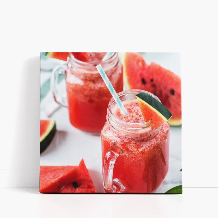 Smoothie iz lubenice z modro belo slamico - slika 4