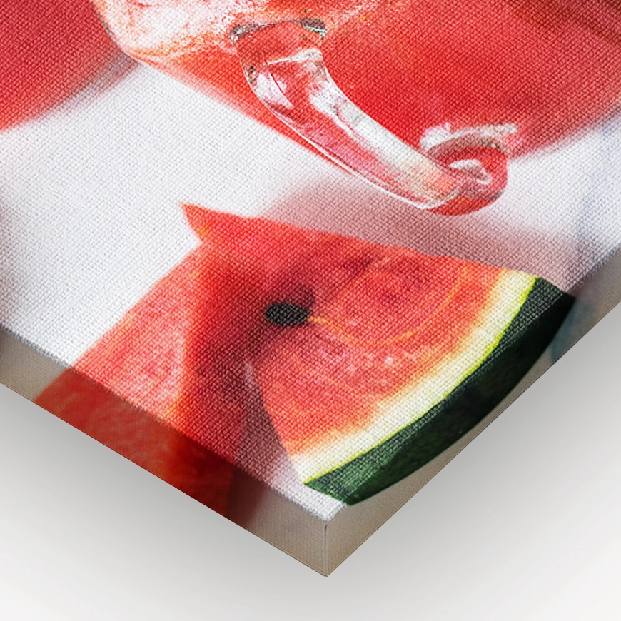Smoothie iz lubenice z modro belo slamico - slika 8